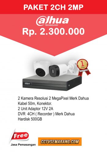 SMG 2CH DAHUA PaketCCTV