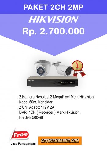 SMG 2CH HIK PaketCCTVSemarang