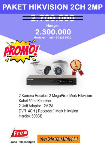 SMG 2CH HIK PROMO promo hikvision