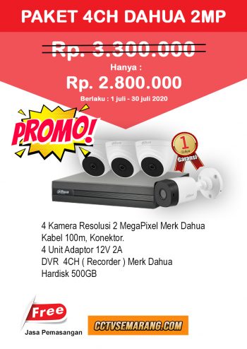 SMG 4CH DAHUA PROMO PAKET PROMO