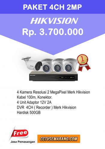 SMG 4CH HIK Paket CCTV Semarang